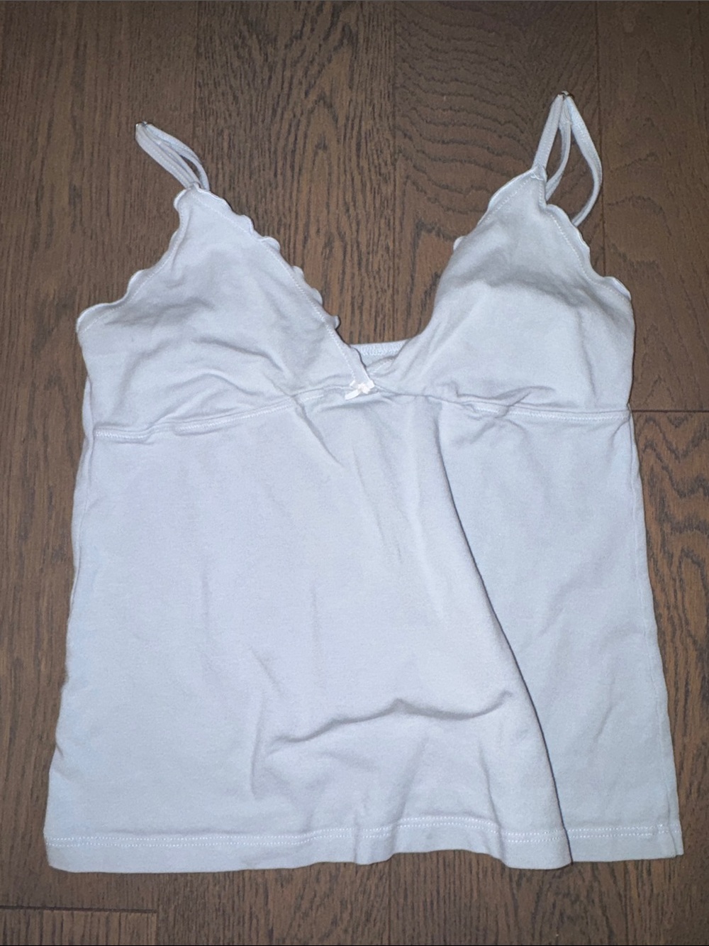 Brandy Melville BABY BLUE tank top with bow